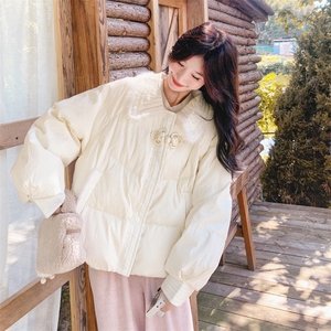新款 风盘扣设计小个子90绒羽绒服 AD935-P300K438图片