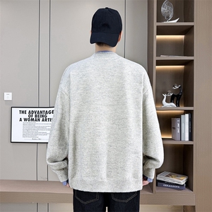 8751-P80 2025年秋季新款休闲针织开衫男外套长袖毛衣图片