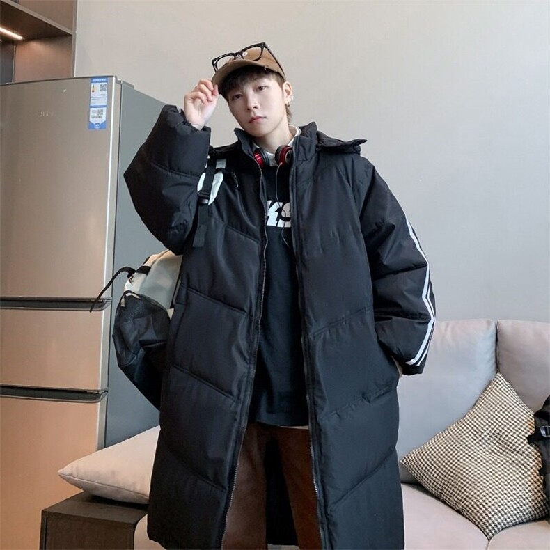冬季韩版棉衣棉服男女情侣装加厚棉袄两杠中长款外套516/P100,男装棉衣,星座506