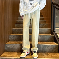 K1223-p35-控58oversizecleanfit牛仔裤褶皱直筒裤老爹裤长裤，男装牛仔裤，星座103A-1
