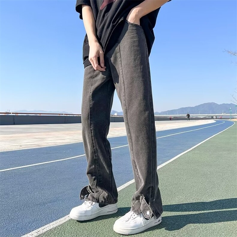 牛仔裤男春季潮大码休闲裤子高街N744P55,男装牛仔裤,星座1116-2