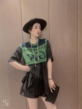 欧版拼接上衣，其它，芭娜美纳