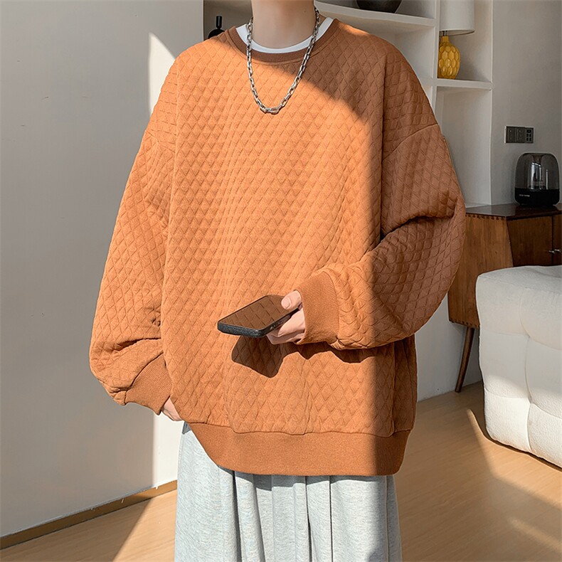 卫衣男春季新款港风宽松提花套头上衣WY8021-特P32,男装卫衣,星座214-3