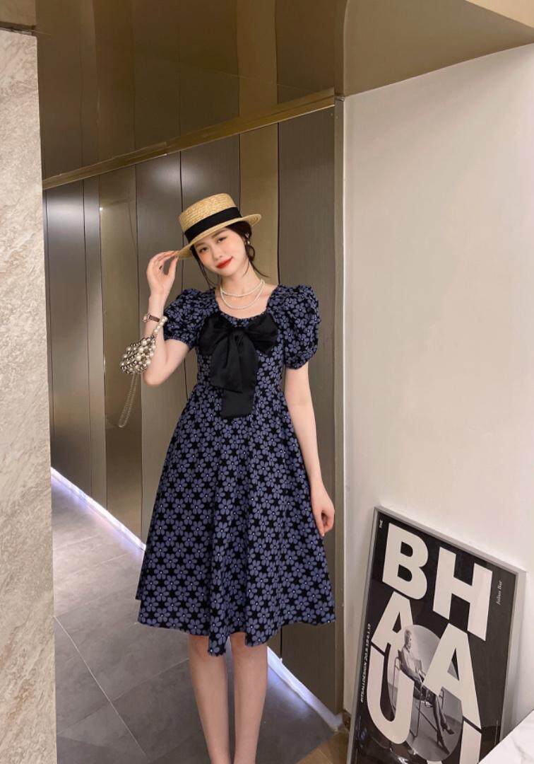 今年新蝴蝶结连衣裙，女装连衣裙，密斯倩