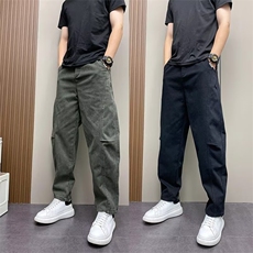 1506-1/KYS2261/P49男士休闲裤季设计感单款纯色弯刀裤痞帅百搭，男装休闲裤，星座1506-1