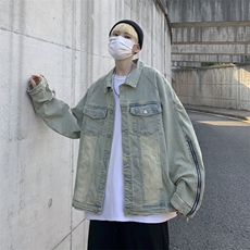 牛仔外套男春季潮牌港风韩版潮流宽松休闲夹克衫JK0271-P68，男装夹克，星座308B-1