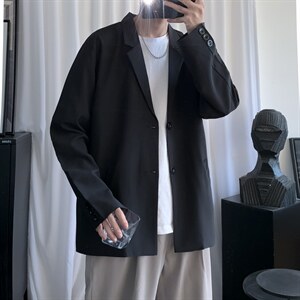 免烫正装西服外套韩版帅气休闲小西装男XF01 P55图片