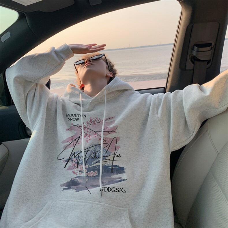 华棉外景秋冬百搭宽松连帽卫衣男WY00682,男装卫衣,电商B316