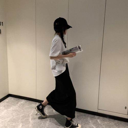 Ro铜氨开叉裙，女装，XTZ style