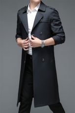 JH2168男士风衣主推款长期稳定翻领商务长款外套，男装风衣，钱塘207-3
