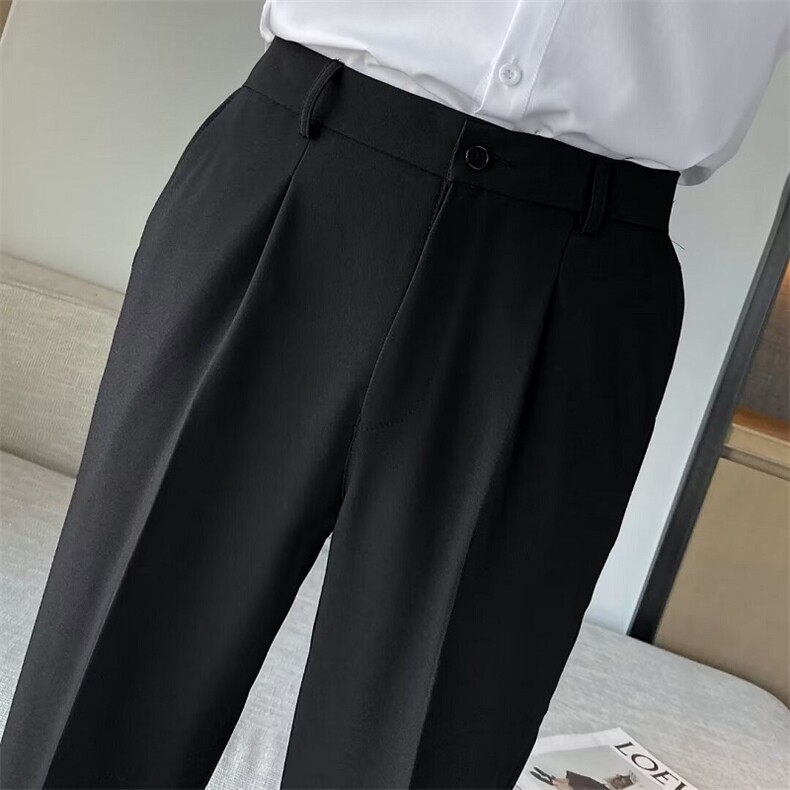 春夏款男西裤直筒小脚九分裤加大码S-5xlK39P38,男装西裤,星座1013