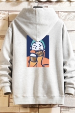 KS21042-P38连帽开衫卫衣男运动外套大码班服砖墙挂拍，男装卫衣，电商A040A