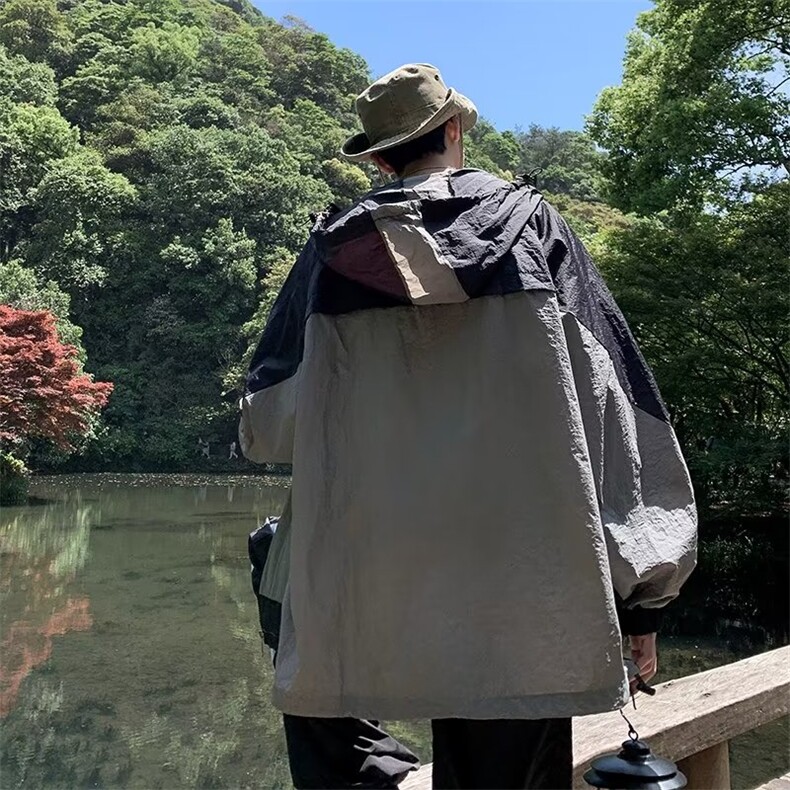 青春流行男夹克文艺潮轻薄防晒衣夹克外套F11P42,男装夹克,星座1116-2
