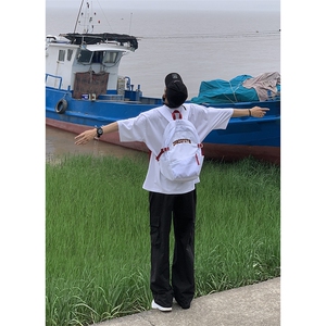 B221 美式ins街头hiphop宽松休闲多口袋工装裤子 LK23120-P65控88图片