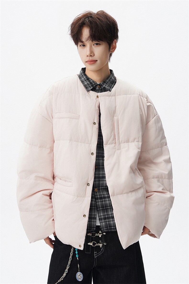 8XL-M90白鸭绒！超厚短外套羽绒服男面包服棉衣YRFC06P220控258,男装羽绒服,电商D206-1