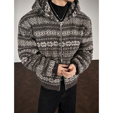 潮棉衣夹棉保暖慵懒连帽外套民族风棉服男5D4096-TP75148，男装民族服装，电商A102