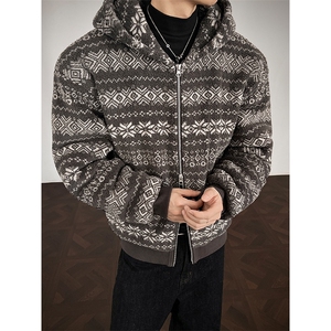 潮棉衣夹棉保暖慵懒连帽外套民族风棉服男 5D4096-TP75148,男装民族服装,电商A102