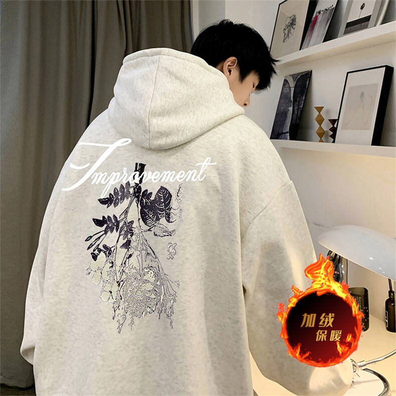 500克重磅秋冬美式加绒加厚卫衣外套DL1566常规特P35加绒特40,男装卫衣,电商A486