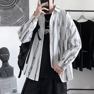 ins简约潮流男衬衫C9535P30图片