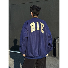 美式棒球服外套男款春秋2026新款复古宽松休闲潮牌夹克JK0663-P68，男装夹克，星座308B-1