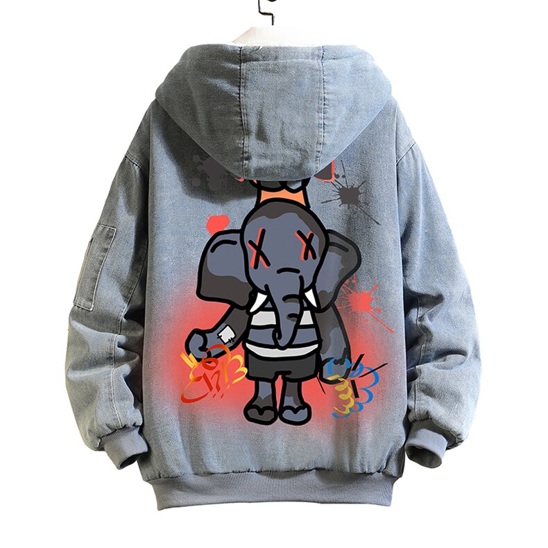 NM53221-P140牛仔外套男大码加厚加绒衣男羊羔毛服男砖墙,男装棉衣,电商A040A