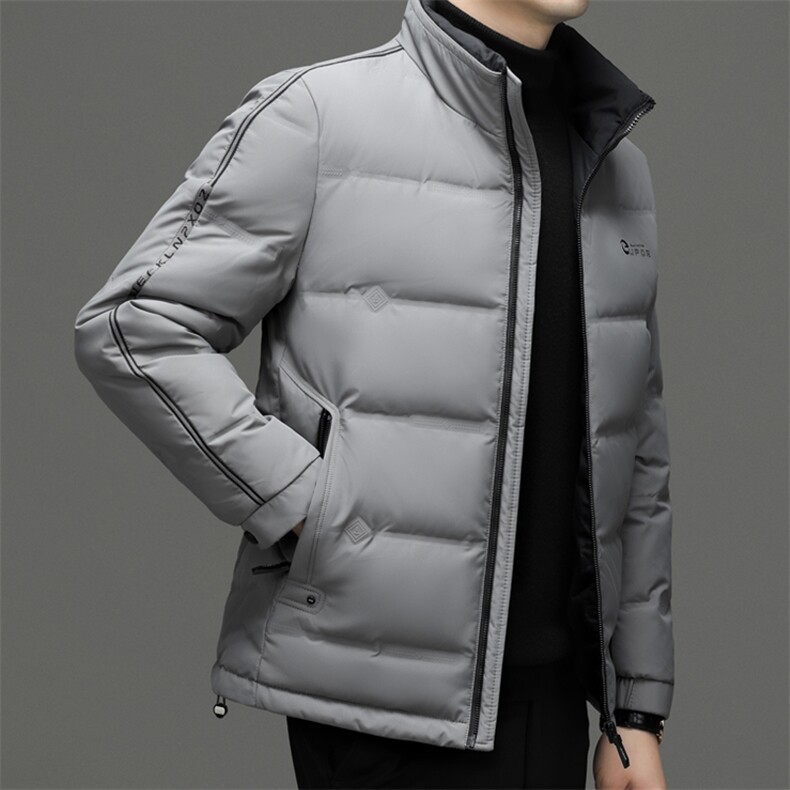 DF82083钱塘2020-2中年男士冬季厚款商务休闲简约羽绒服P240图片