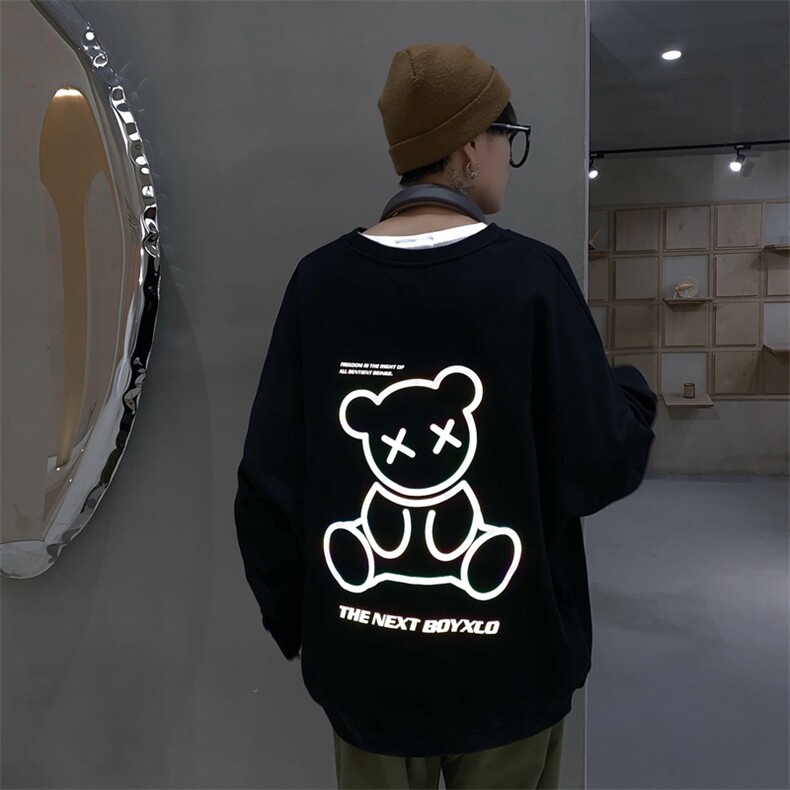 秋季男士卫衣外套宽松休闲中性情侣可爱夜光长袖衫9709/P58,男装卫衣,星座1506-1