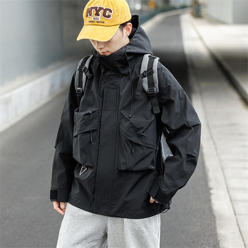 春秋季新款高品质休闲工装潮牌百搭夹克男士JK7015-P85,男装夹克,星座1204