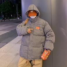 2025冬装加厚棉衣男女棉服连帽面包服棉袄外套3332-P100控148，男装棉衣，星座207