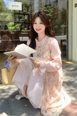 秋装新款！大量现货！罩衫连衣裙两件套2C133-8962-P165-K228，女装套装/套裙，2C133