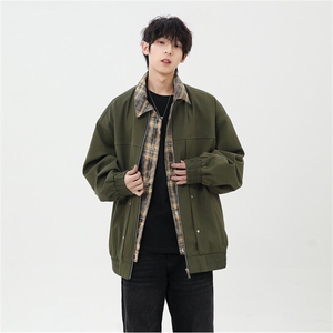 2025春休闲痞帅工装翻领夹克潮流外套得物二开XZ301b-2-JK2589P78图片