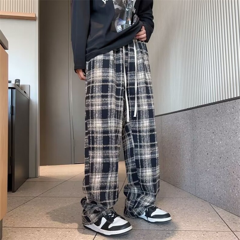 男新款青少年时尚休闲裤【340克重磅毛呢布】 A923  P42图片