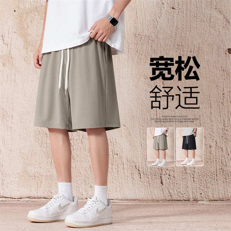5527-P23控39 大码 夏季大码美式休闲短裤五分裤图片