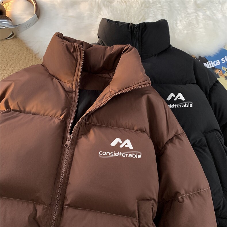 毛毯新款秋冬字母印花面包服宽松休闲棉服A247-MY504特批85控118,男装棉衣,电商A247