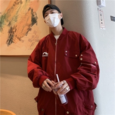 A737-P67春秋季美式复古飞行员夹克男款潮牌宽松工装棒球服外，男装夹克，星座512-6