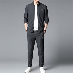 S3093-2钱塘2020-2中青年男士春秋薄款时尚休闲简约百搭卫衣P175图片