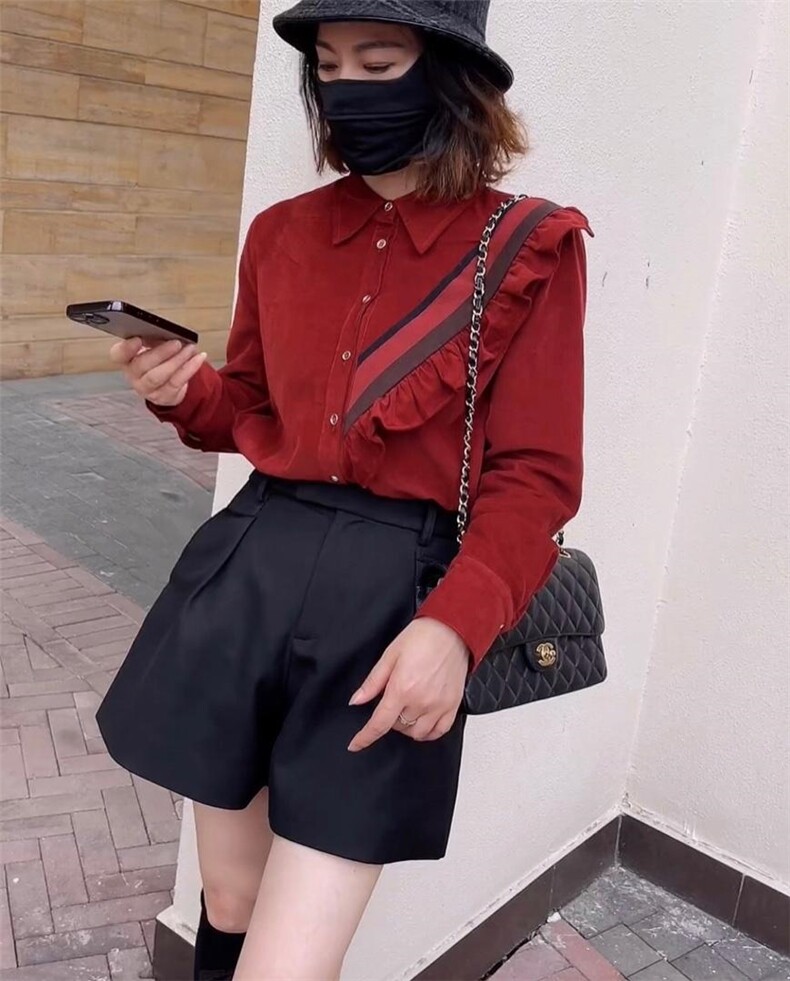 加绒衬衫火爆上市，女装衬衫，七七迷兰