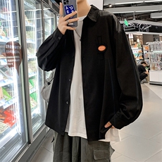 原宿风ins长袖简约男生宽松秋季港风衬衣日系休闲百搭W1307-P32，男装衬衫，星座512-2