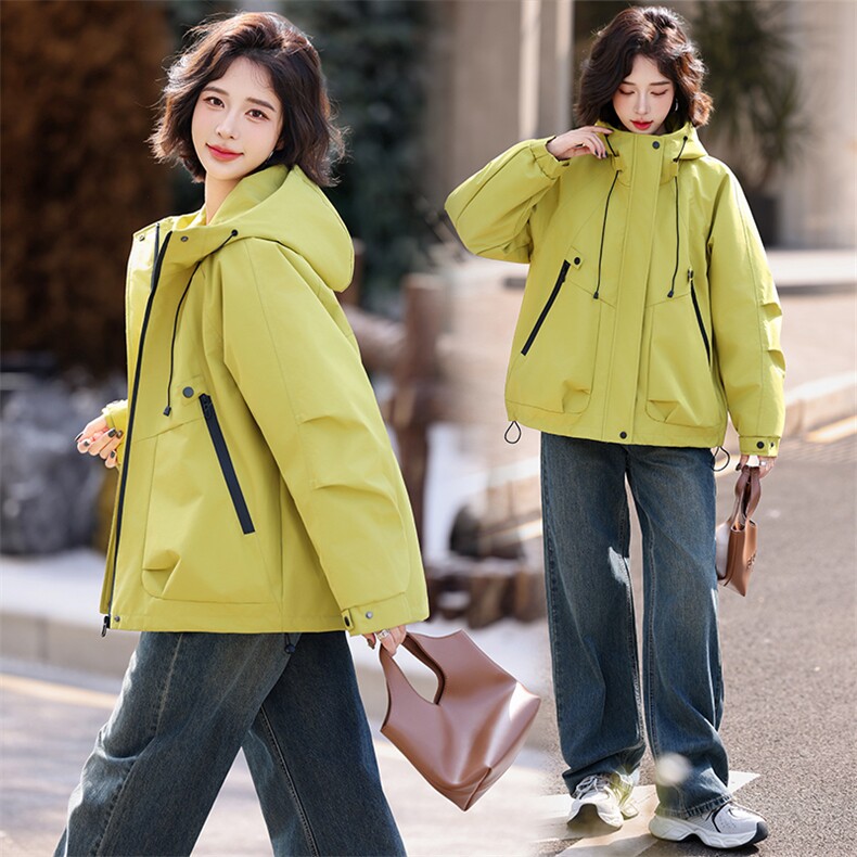 现货现货派克羽绒服女短款冬季2024新款宽松欧货冲锋衣外套现货！,女装羽绒服,一安秀