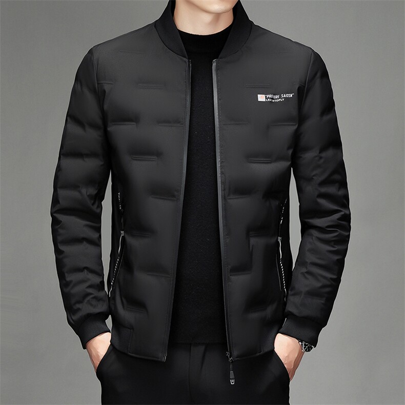 2023冬季新款羽绒服男常规立领保暖厚款羽绒外套男装SJ72052-P225图片