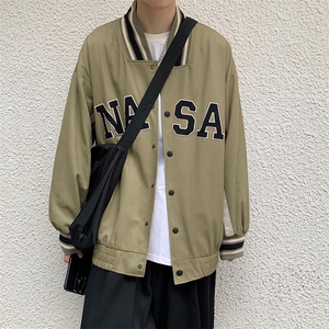 棒球服夹克新款中性宽v松休闲男女外套G110图片