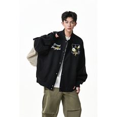 美式重磅花卉刺绣男女棒球服夹克WT2523-P92-控168，男装夹克，星座609