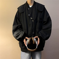 飞行员夹克男秋季高级感外套欧美hiphop美式R星冲锋衣W9224，男装夹克，星座1116A-1（原606A）