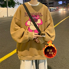 直播品质500克重磅美式做旧水洗卫衣H1339-常规特P45-加绒特P55，男装卫衣，电商A486