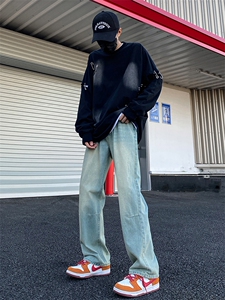 高品质显高重工洗水高街牛仔裤715-6-BX28P55(控78）图片