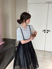 两件套连衣裙，女装连衣裙，LiLi