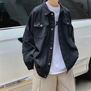 秋季牛仔衣外套女宽松韩版夹克ins潮复古港味新款上衣JK522-P60图片