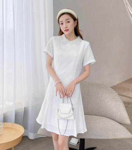 新款甜美气质钉珠蝴蝶结修身连衣裙，女装连衣裙，炅缇恩