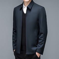 CXY219钱塘2020-2中年男士商务休闲百搭翻领简约冬季羽绒服P182，男装羽绒服，钱塘207-2