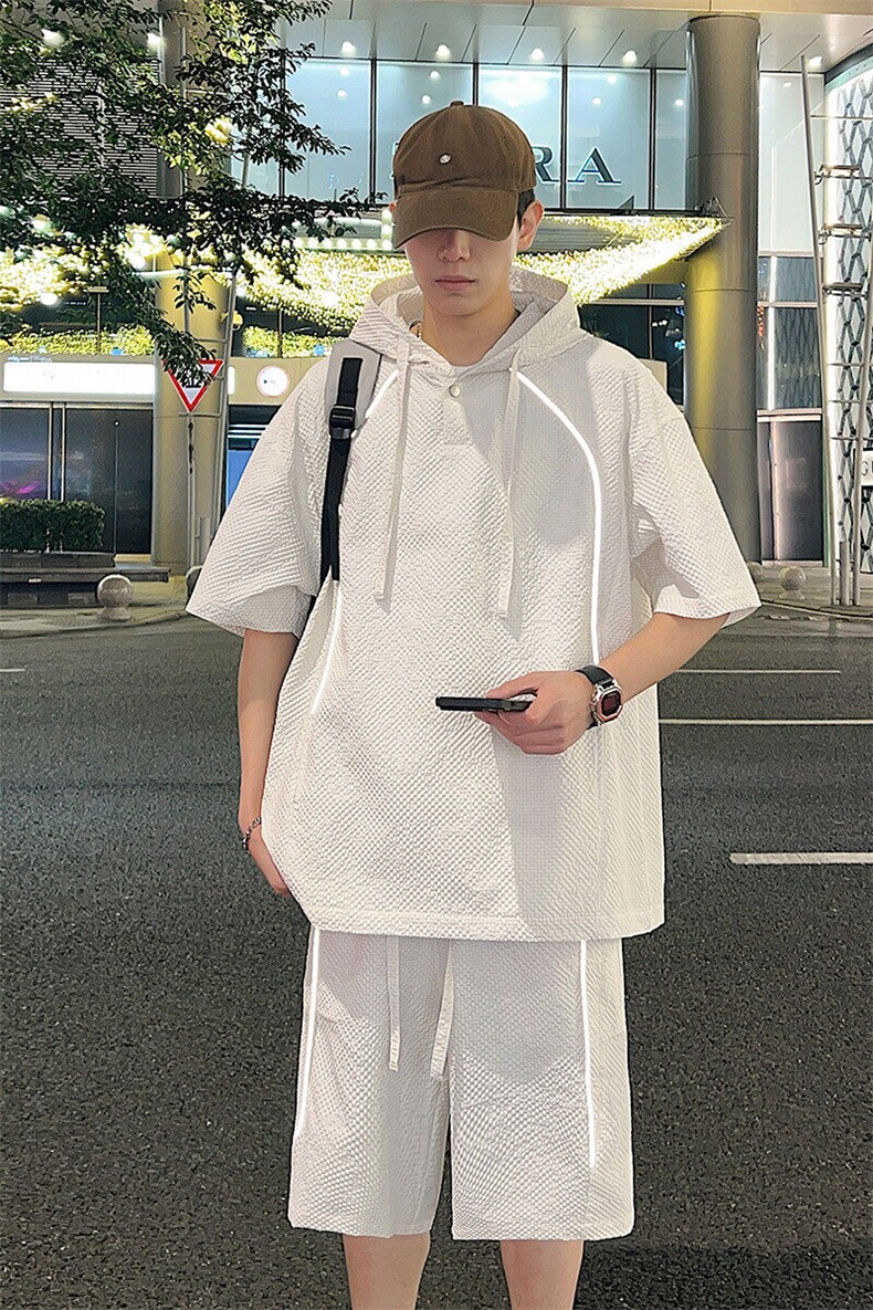 新款休闲短袖短裤套装,男装休闲套装,星座1206-1（原A206-1）